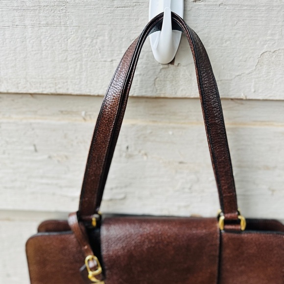 ❌SOLD❌MOSCHINO Brown Leather work/office bag. GUC❗️ - Picture 8 of 15